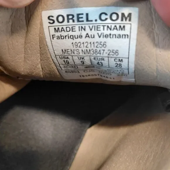 Sorel Madson II Chukka Boots Mens Size 10 Brown Suede Leather Waterproof Lace Up